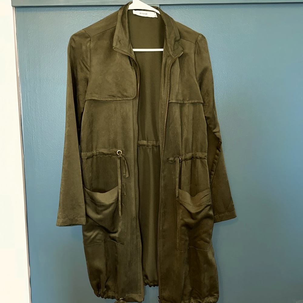 Just Fab jacket size XS olive green